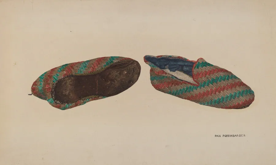 Men's Bedroom Slippers by Paul Poffinbarger