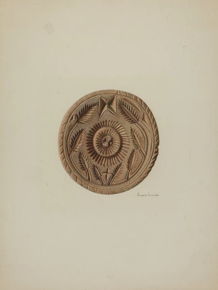 Pa. German Butter Mold by Albert Levone