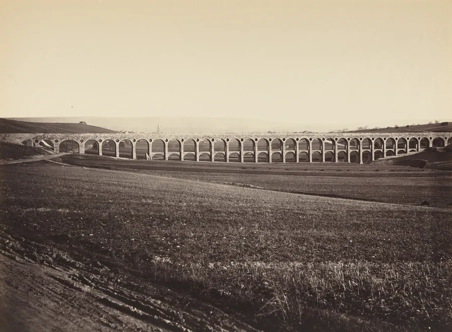 Arcades de pont sur Vanne (Arcades, Bridge over the Vanne) by Hippolyte-Auguste Collard