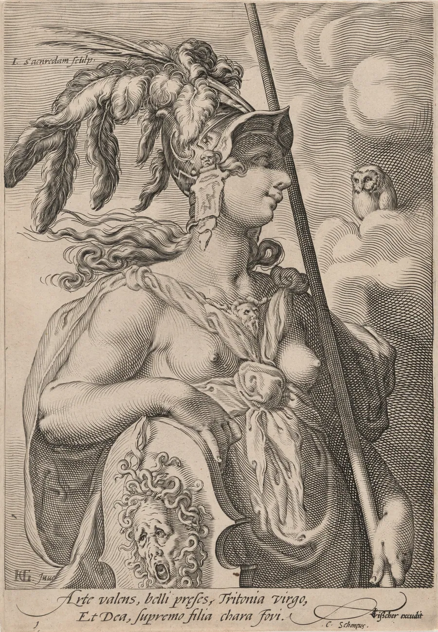 Pallas Athena by Jan Pietersz Saenredam