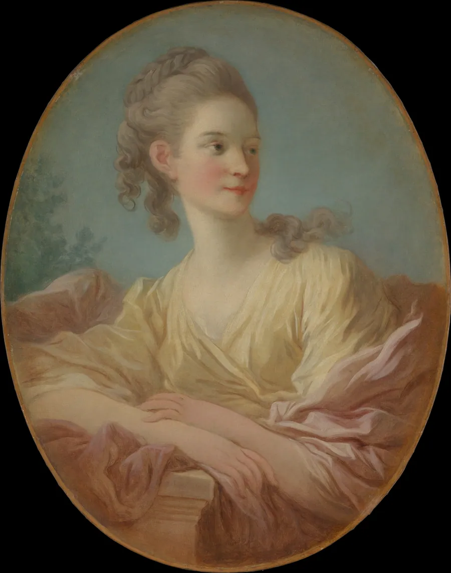 Portrait of a Young Woman by Jean Honoré Fragonard
