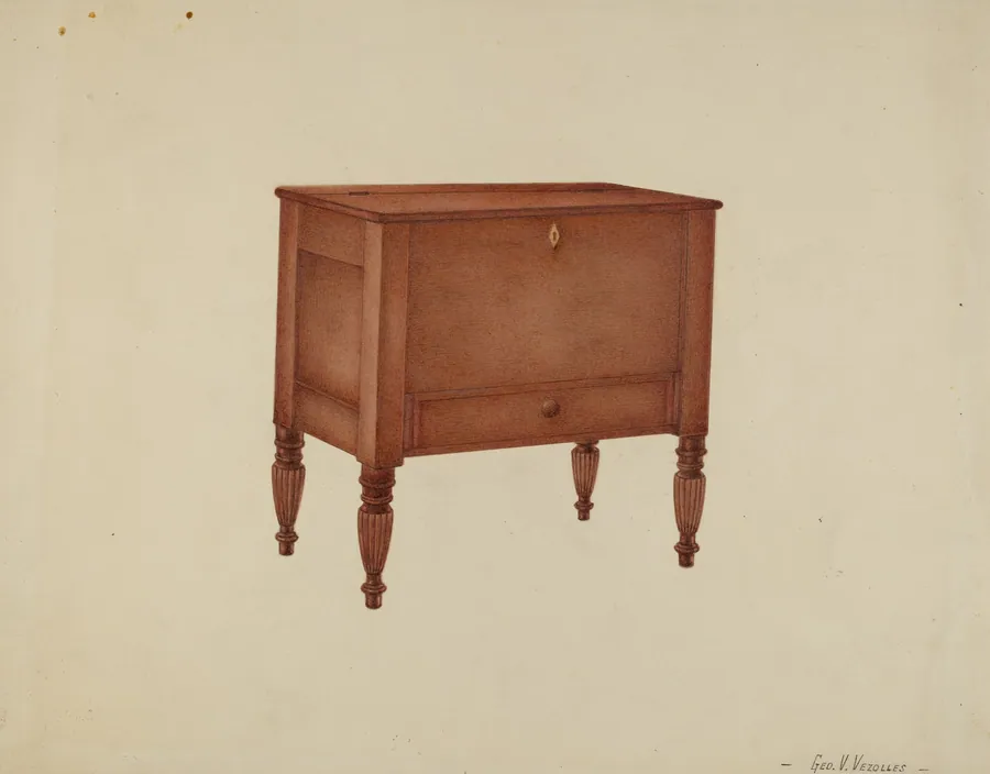 Shaker Sugar Chest by George V. Vezolles