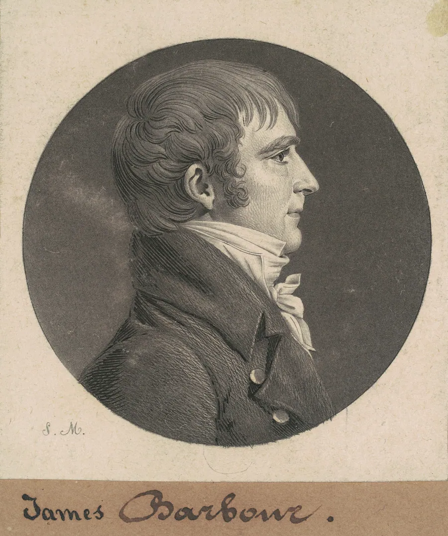 James Barbour by Charles B. J. Févret de Saint-Mémin