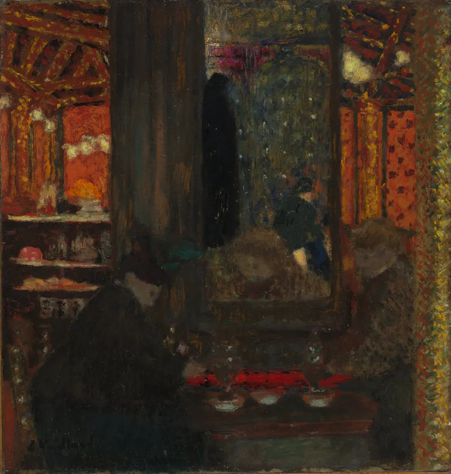 At the Café by Édouard Vuillard