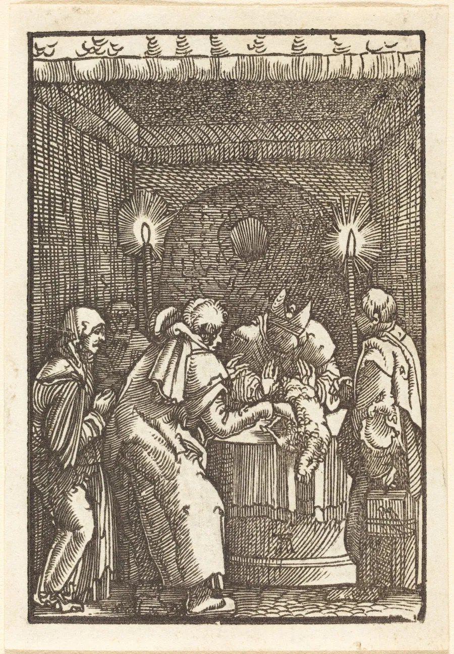 Joachim's Offering Refused by Albrecht Altdorfer