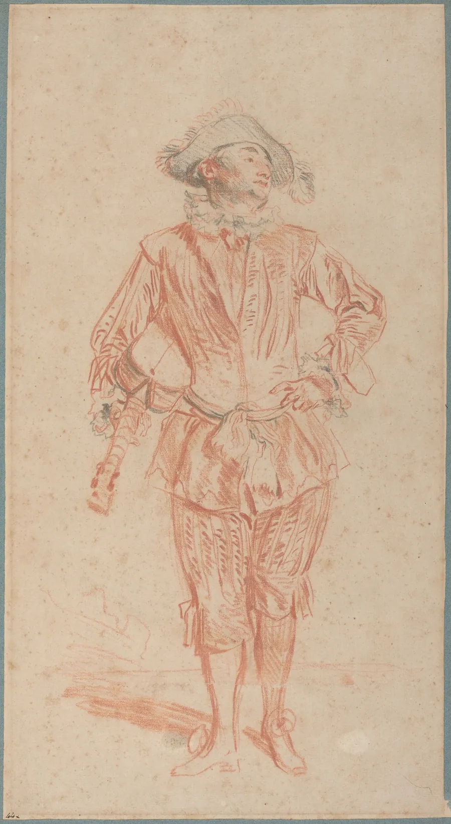 Mezzetin by Antoine Watteau