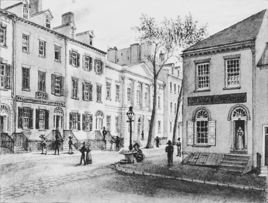 United States Branch Bank, Wall Street by Charles W. Burton