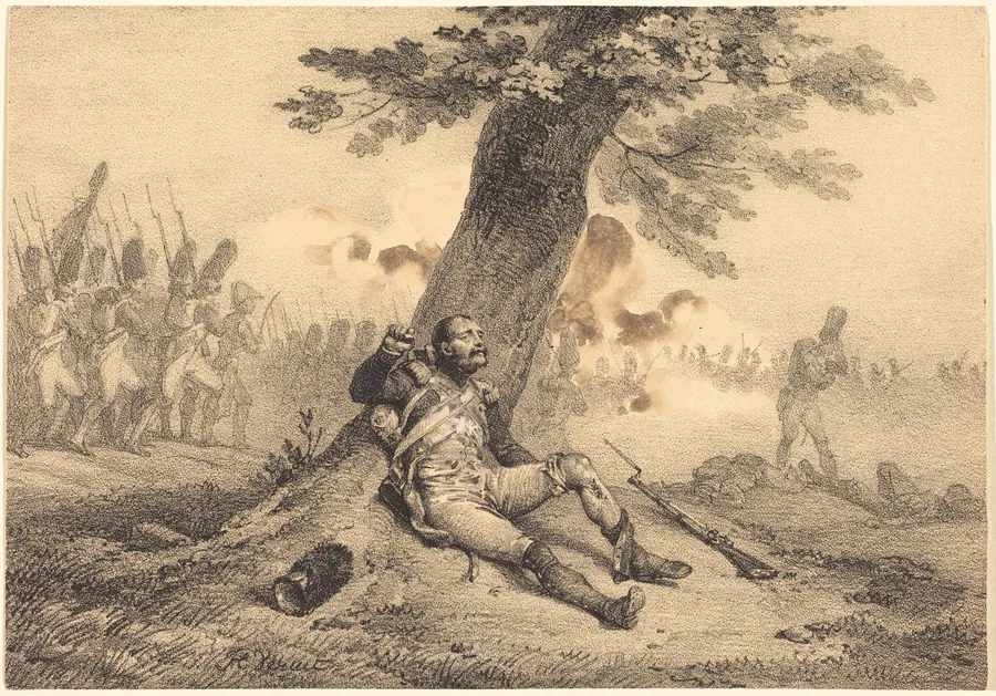 Gredin de Sort!... by Horace Vernet