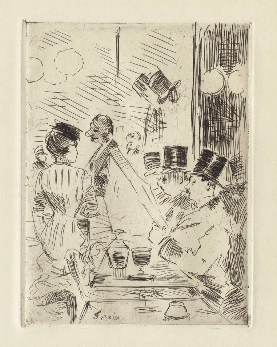 The Café of the New Athens by Jean Louis Forain