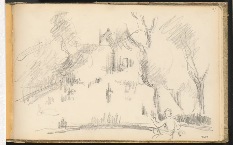 House in a Park by Paul Cezanne