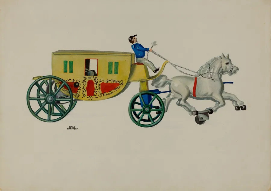 Toy - Two Horse Hack by Page Coffman