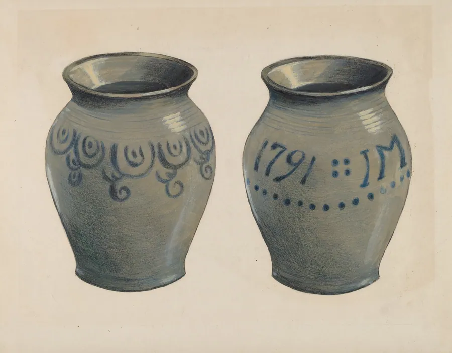 Stoneware Vase by Fred Weiss