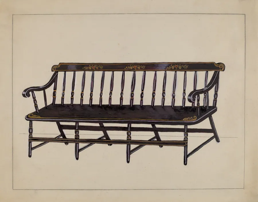 Settee by Katherine Hastings