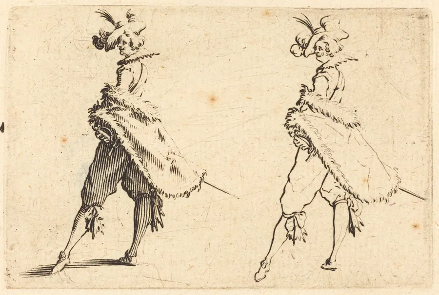 Gentleman Viewed from the Side by Jacques Callot