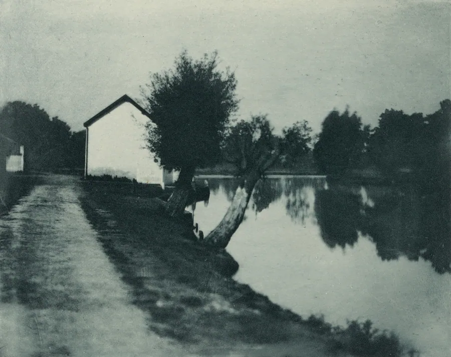The Moonlit River by Peter Henry Emerson