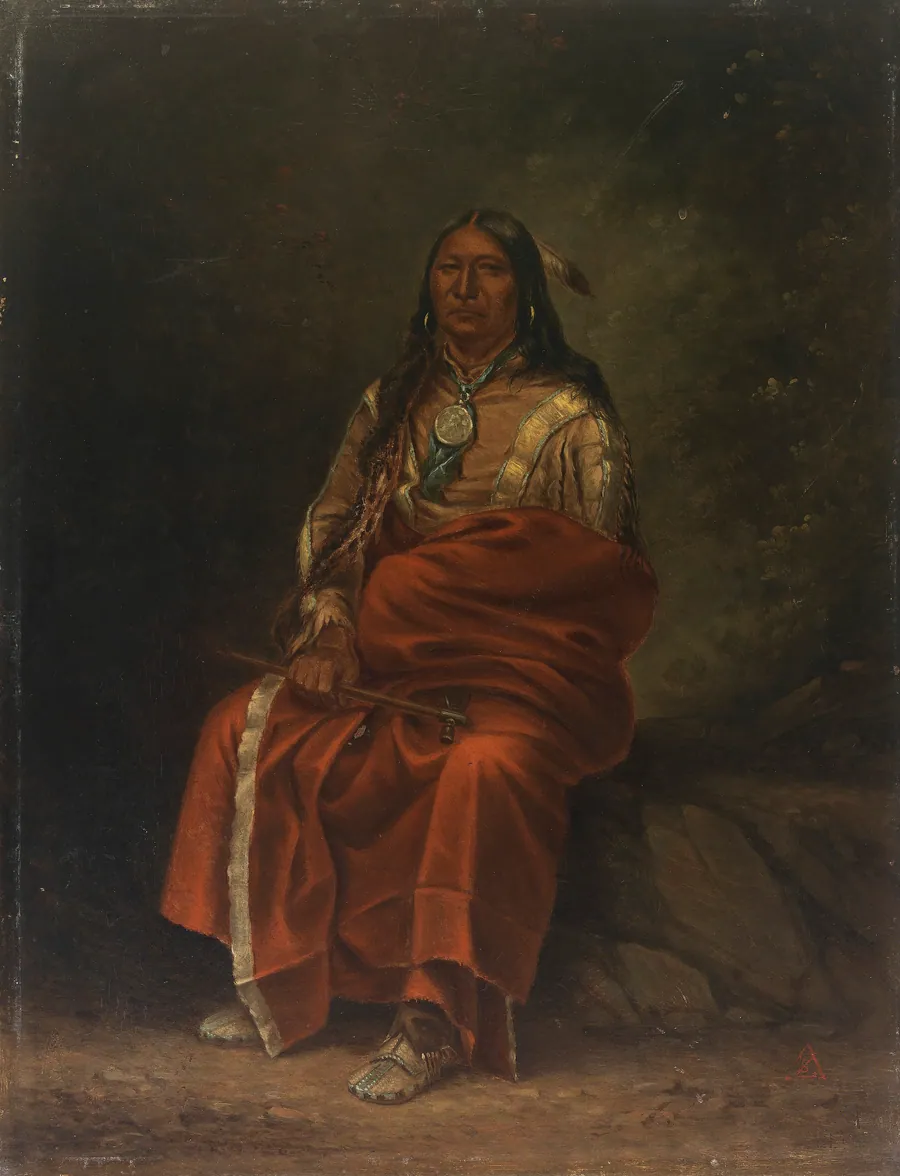 Spotted Tail by Antonion Zeno Shindler, 1813 Bulgaria-died Washington, DC 1899
