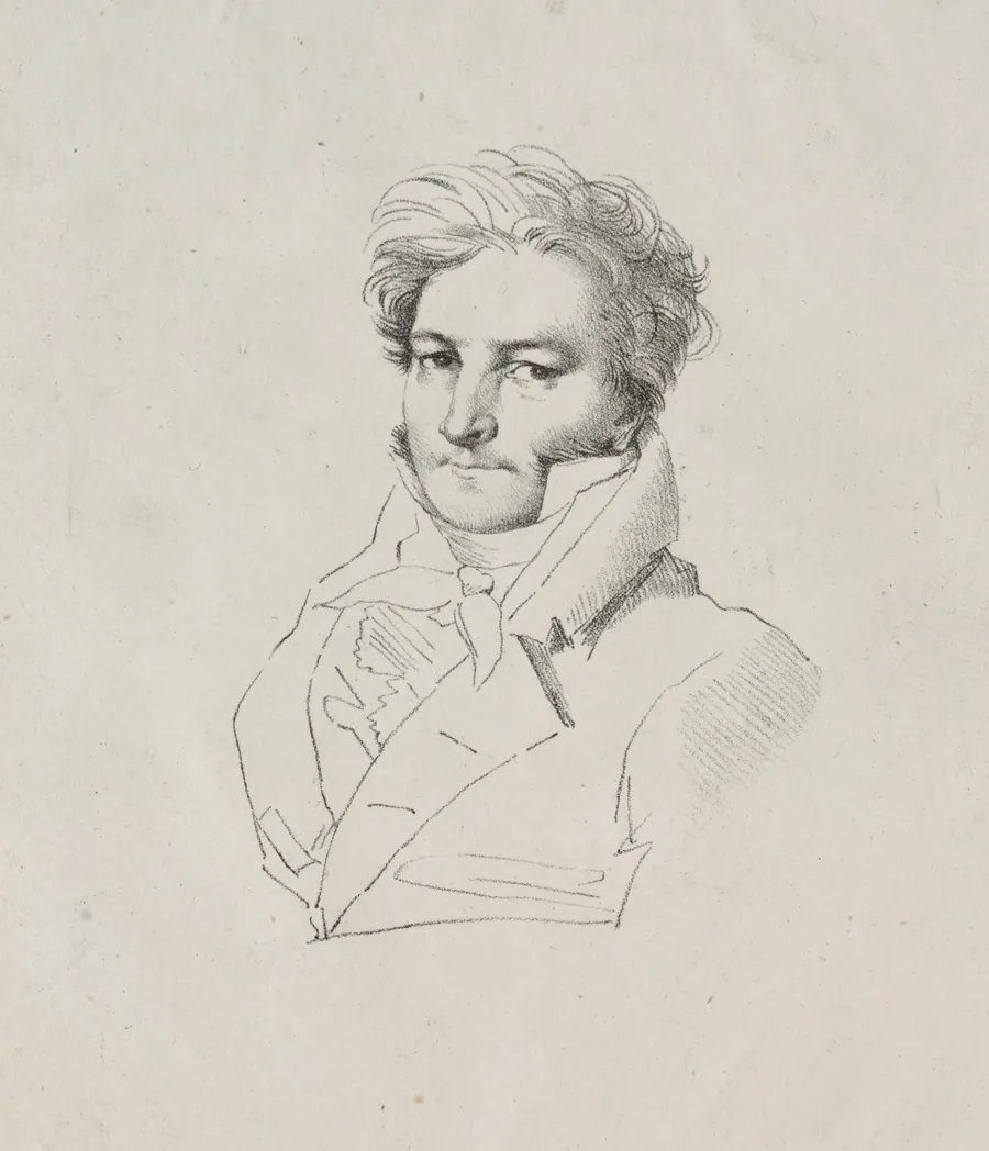 Portrait of a Man (Jacques Marguet de Norvins) by Jean-Auguste-Dominique Ingres