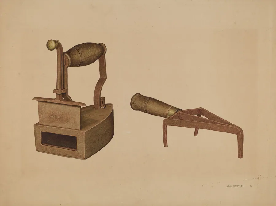 Iron and Trivet by LeRoy Griffith