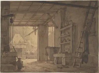 Interior of Farm House