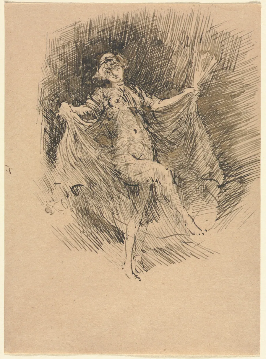 The Dancer, No. 1 by James McNeill Whistler