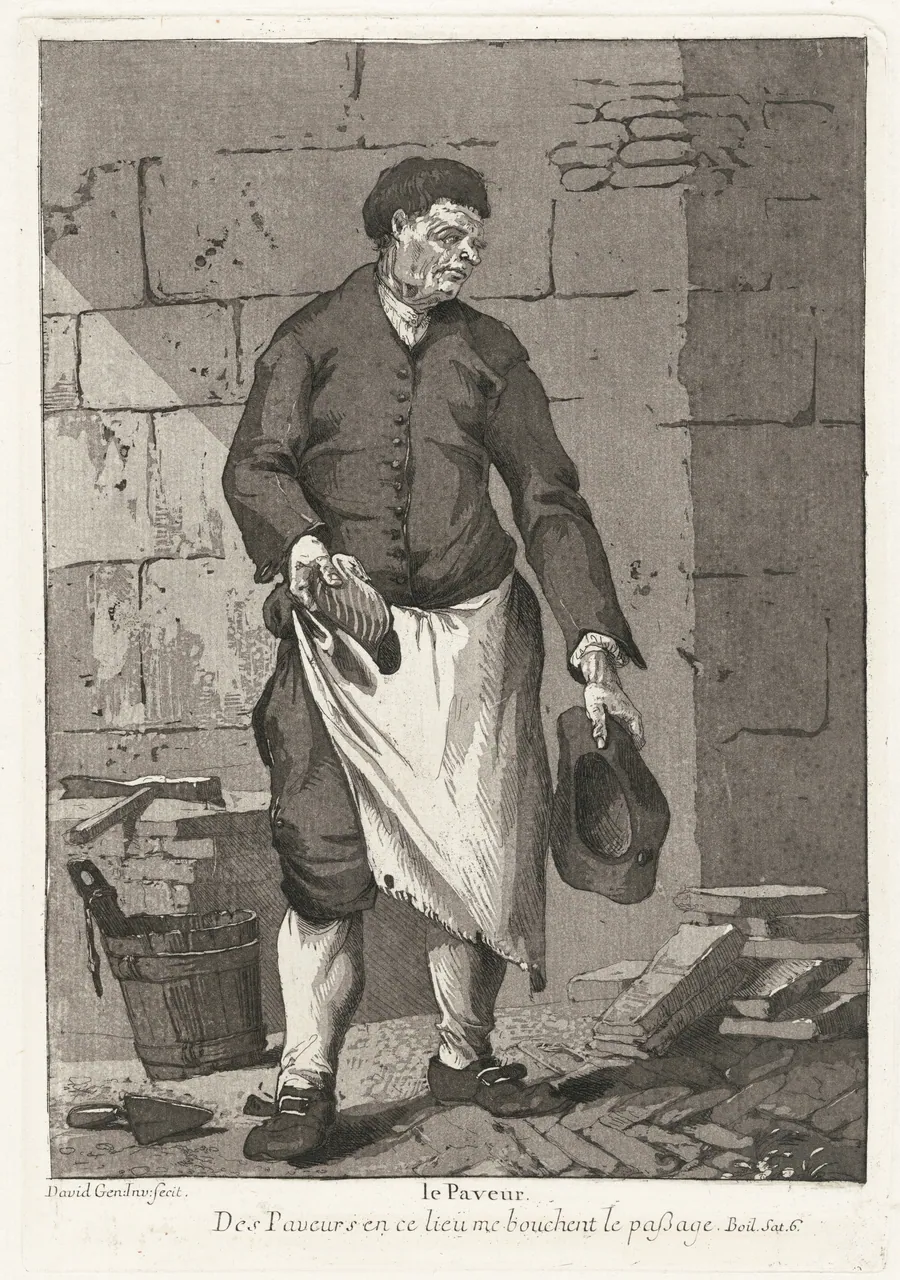 Le Paveur (The Road Paver) by Giovanni David
