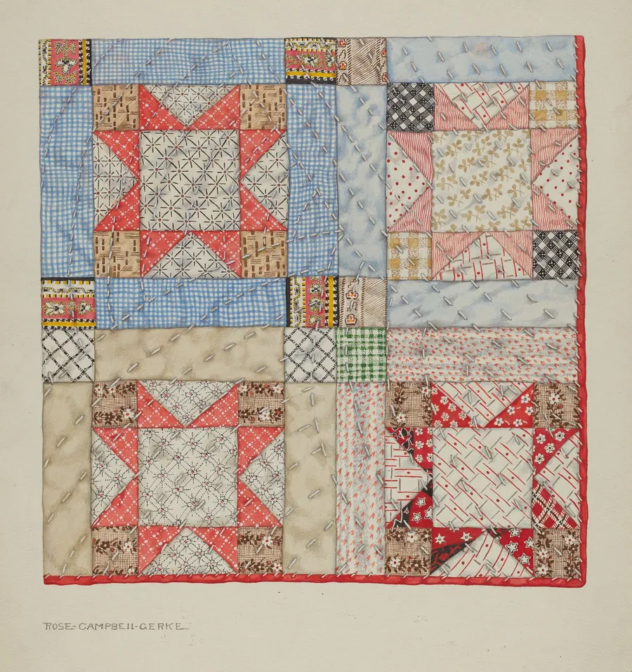 Patchwork Quilt by Rose Campbell-Gerke