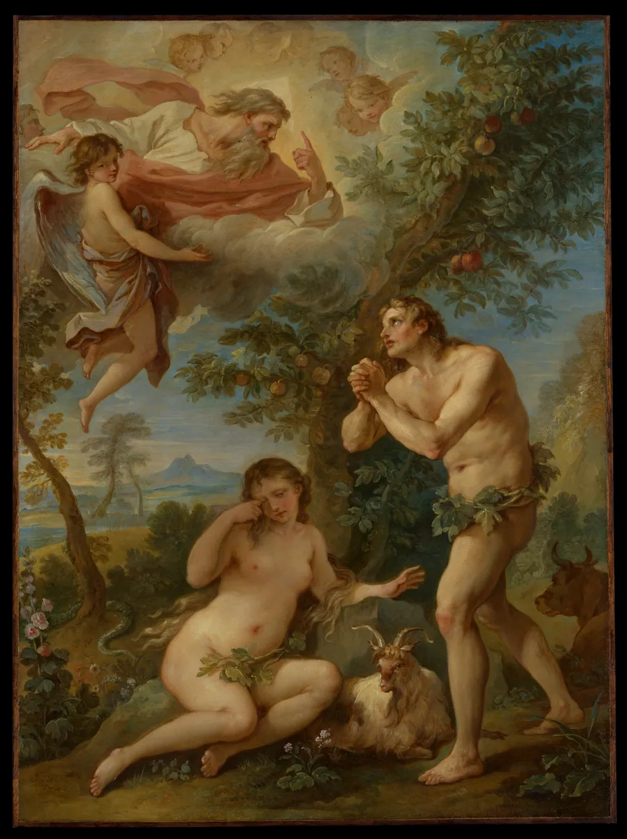 The Rebuke of Adam and Eve by Charles Joseph Natoire