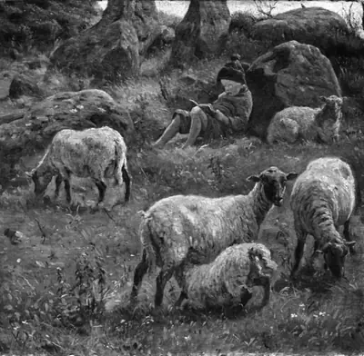 Hyrdedrengen læser ABC