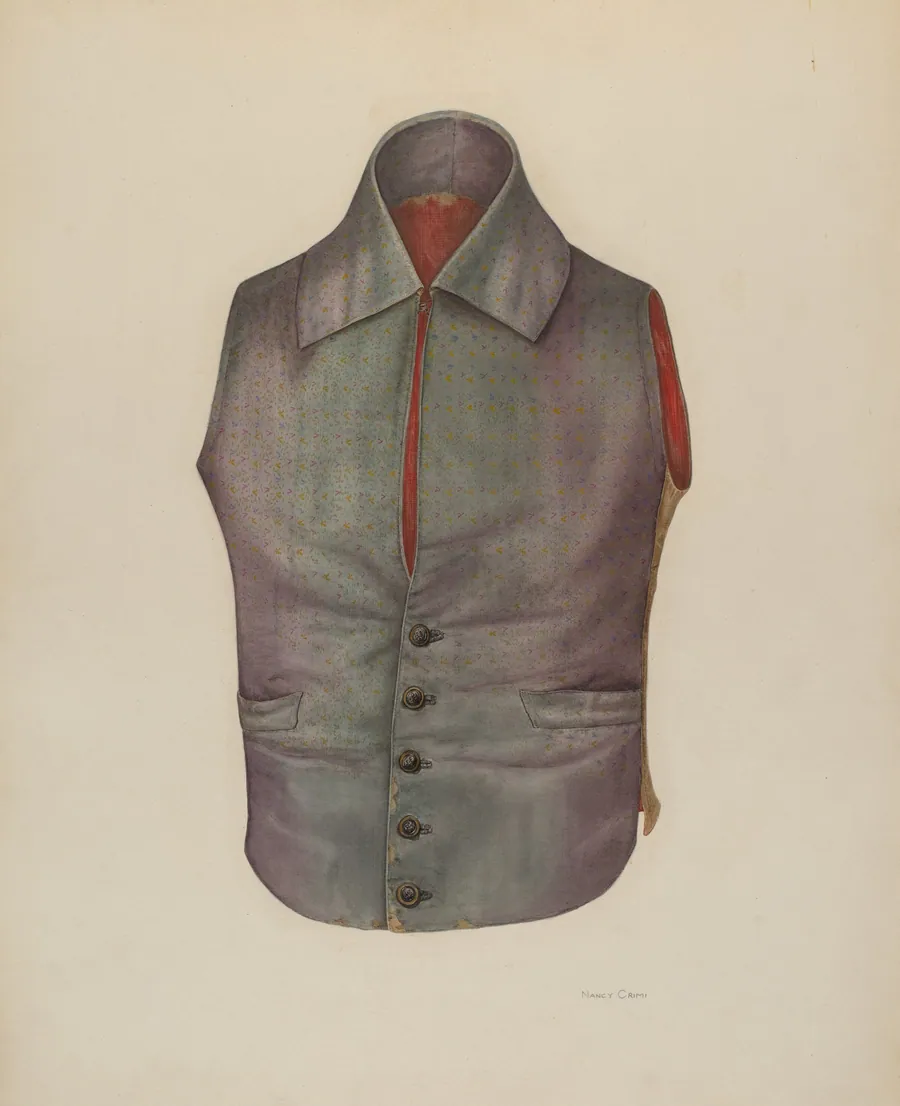 Man's Waistcoat by Nancy Crimi