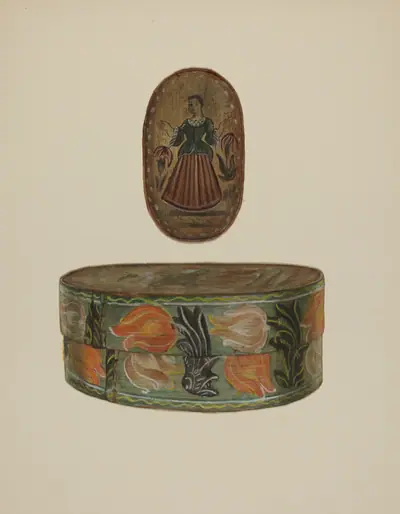 Pa. German Bride's Box