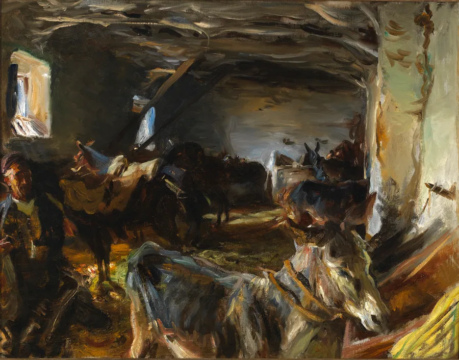 Stable at Cuenca by John Singer Sargent, born Florence, Italy 1856-died London, England 1925