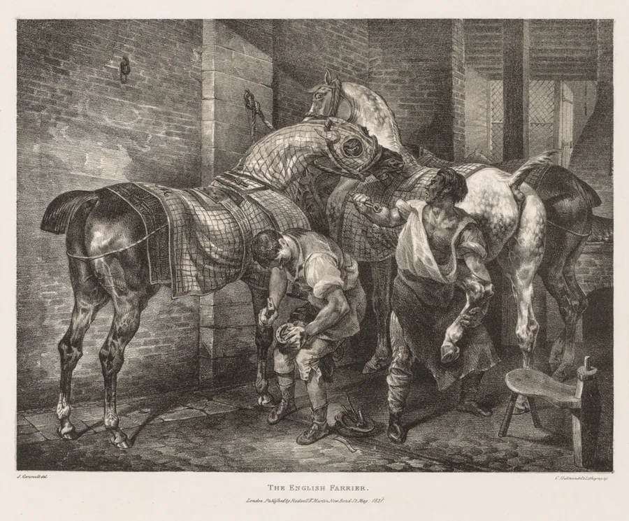 Various Subjects Drawn from Life and on Stone:  The English Farrier by Théodore Géricault