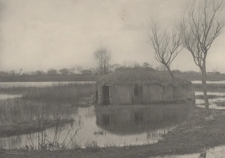 A Reed Boat-House by Peter Henry Emerson