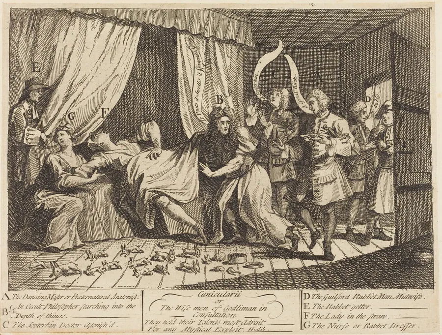 Cunicularii, or The Wise Men of Godliman in Consultation by William Hogarth