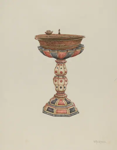 Baptismal Font and Stand