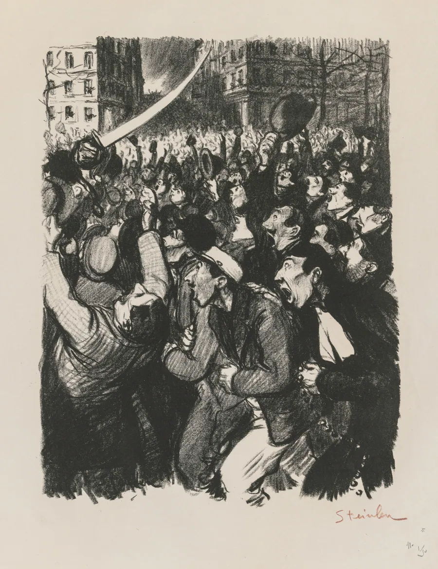 Les Moutons de Boisdeffre by Théophile Alexandre Steinlen