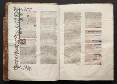 The Gotha Missal:  Fol. 3v, Text