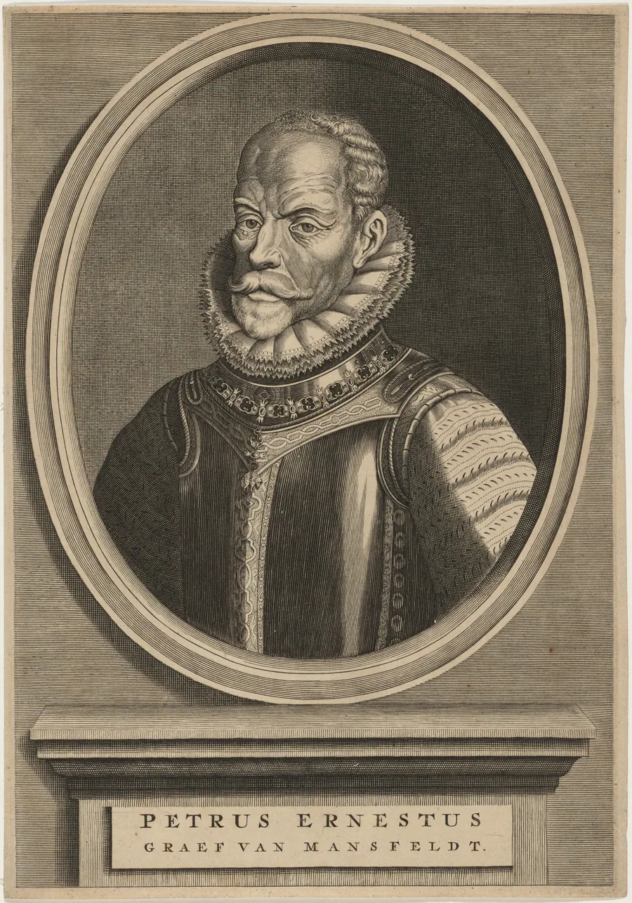Peter Ernst, Furst von Mansfeld by Unknown 19th Century