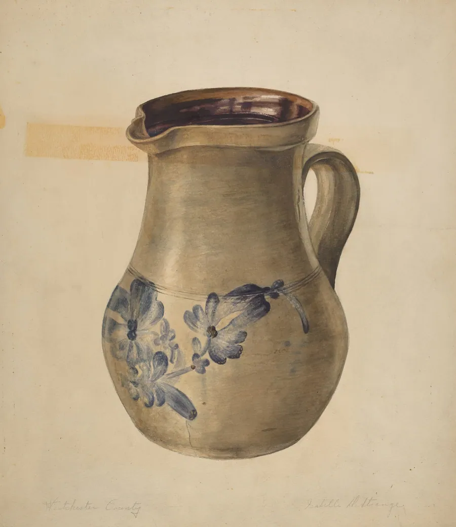 Stone Pitcher by Isabelle De Strange