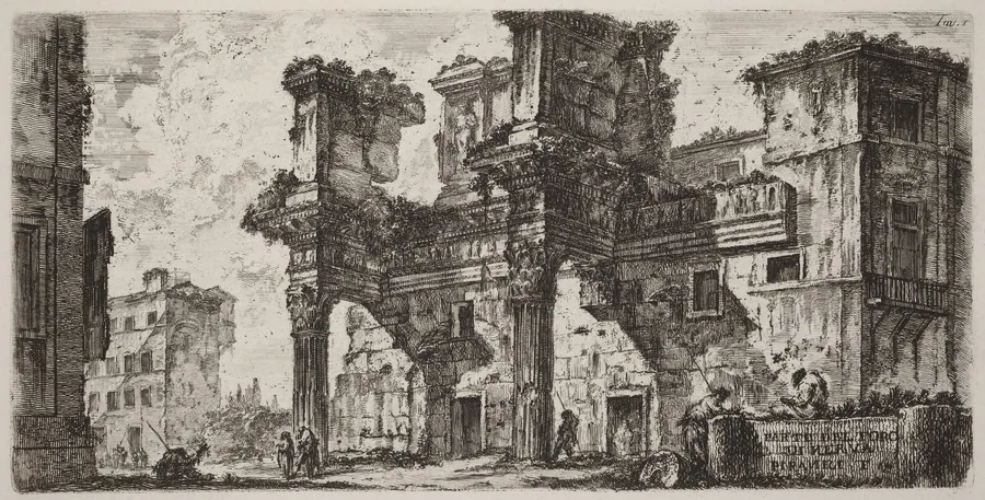 Parte di Foro di Nerva by Giovanni Battista Piranesi