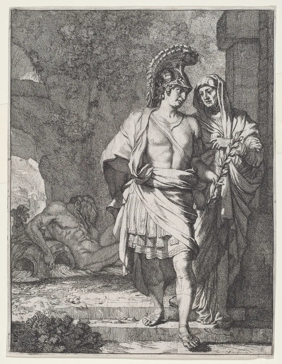 Aeneas and the Sibyl by Gerard de Lairesse