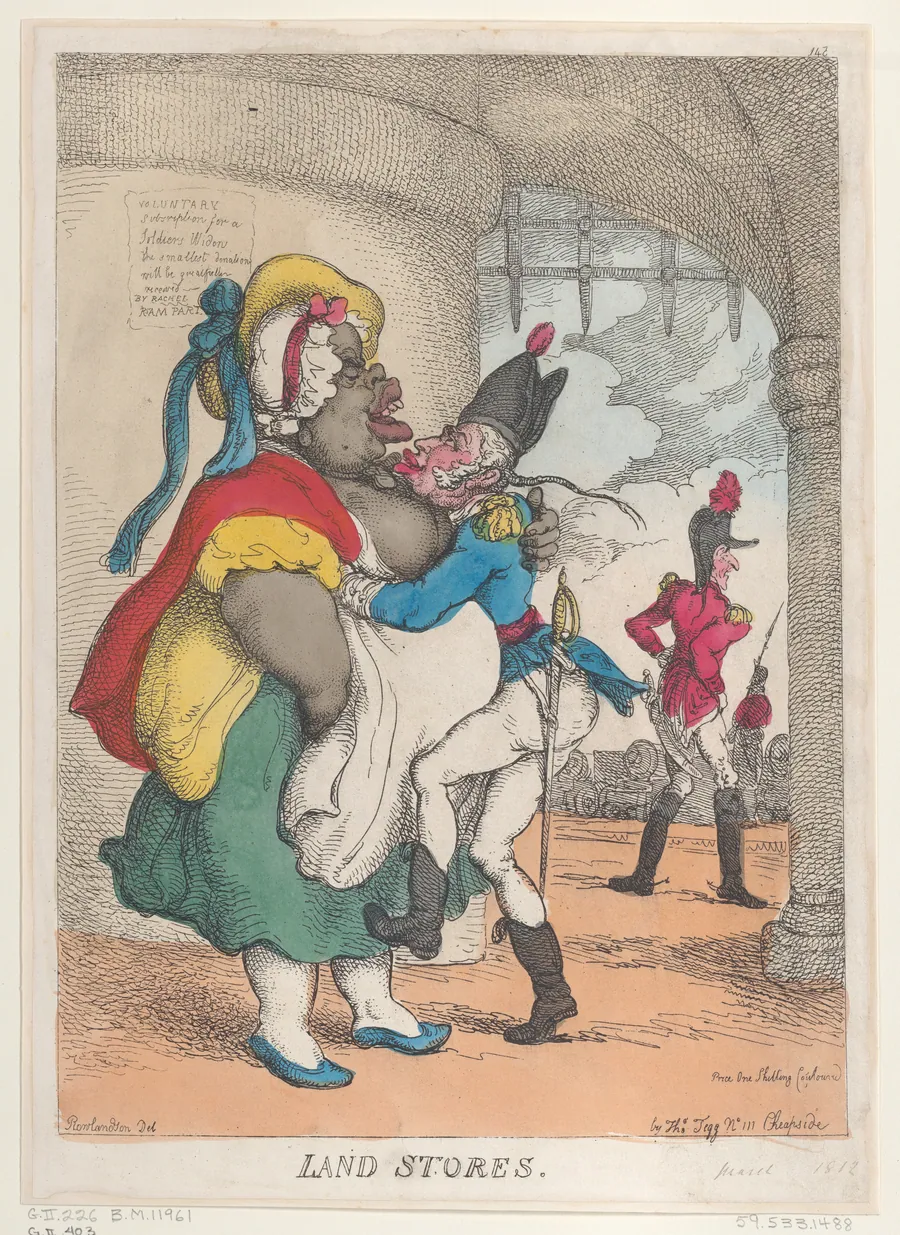 Land Stores by Thomas Rowlandson