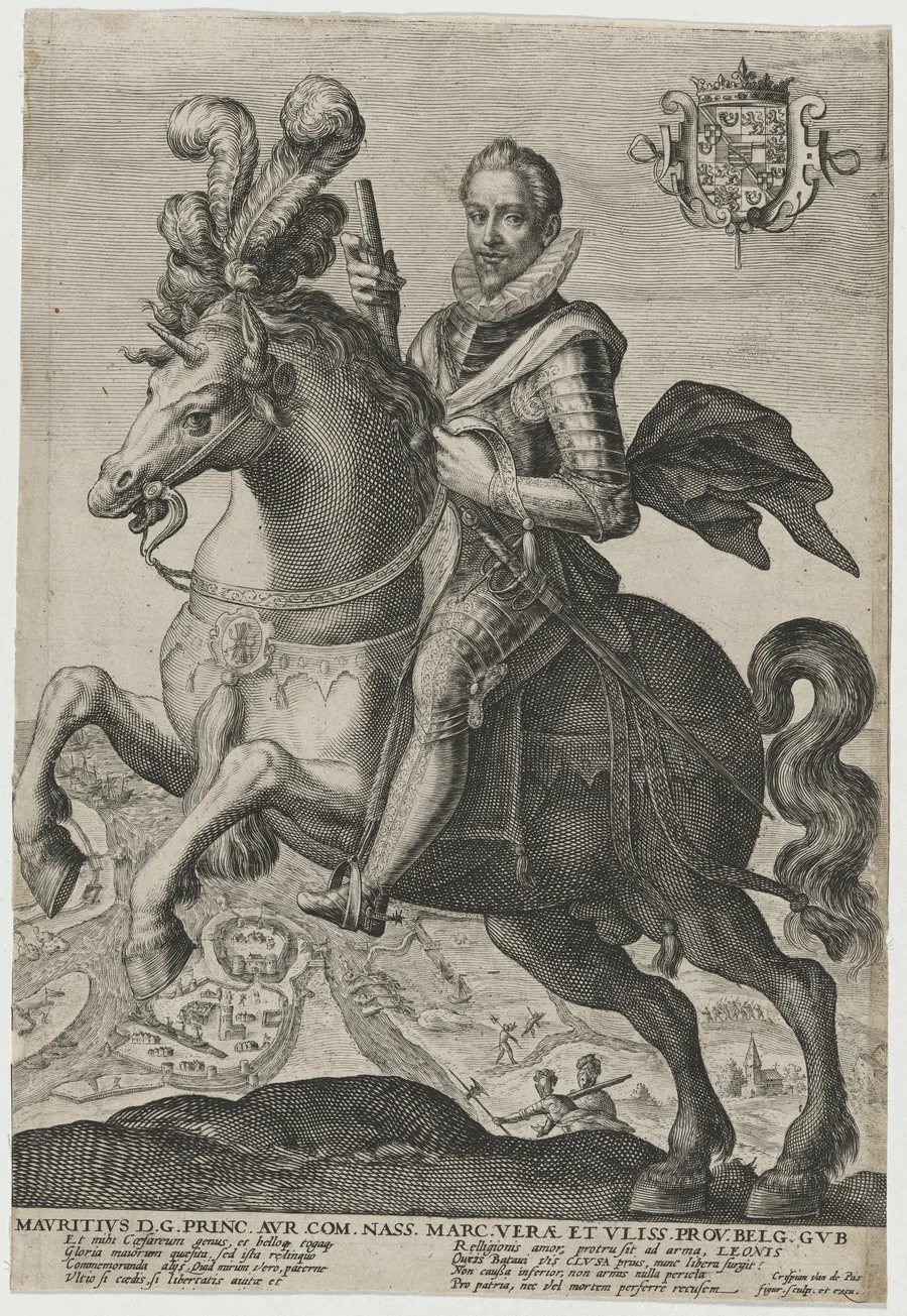 Maurice of Nassau, Prince of Orange by Crispijn van de Passe I