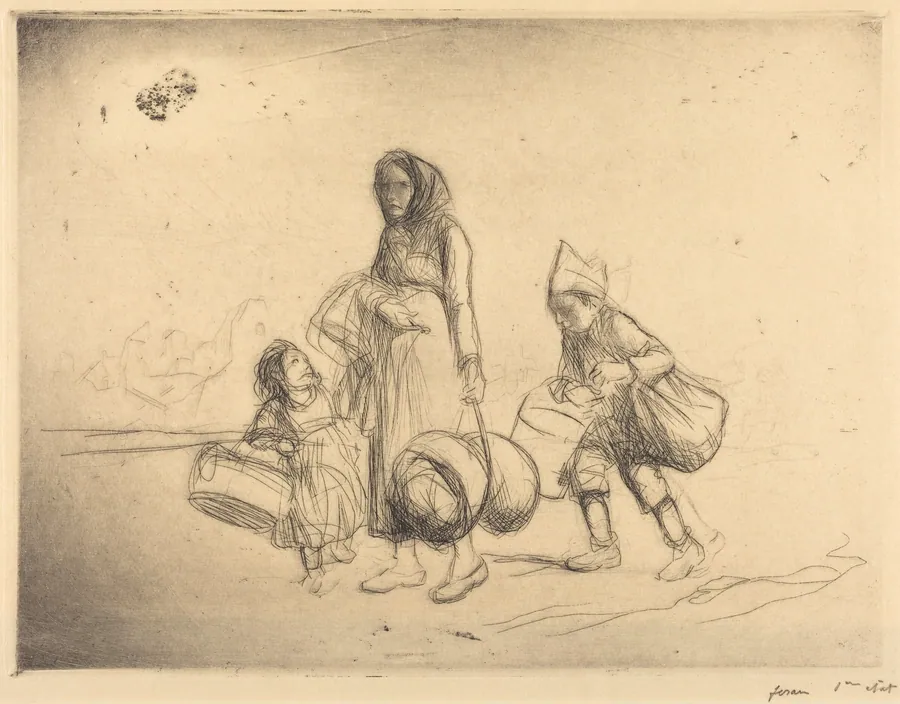 Le retour au foyer (The Return Home) by Jean-Louis Forain