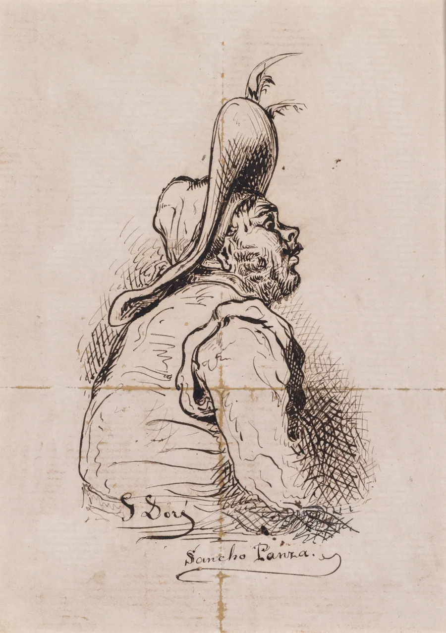 Sancho Panza by Gustave Doré
