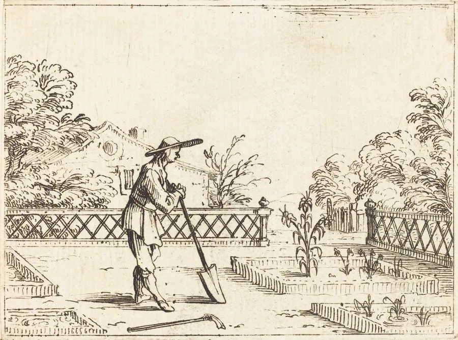 The Gardener by Jacques Callot