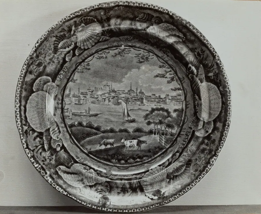 Plate - "Albany, NY" by Helmut Hiatt