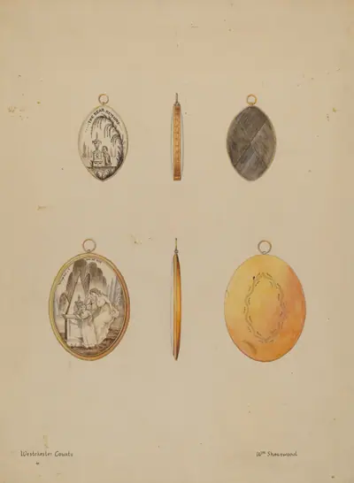 Mourning Pendants