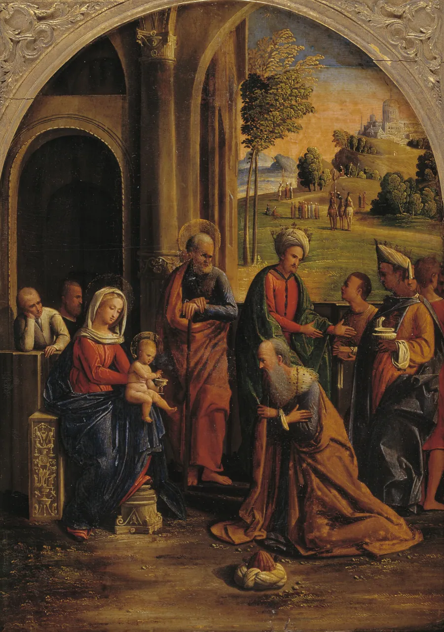 Kongernes tilbedelse by Ortolano