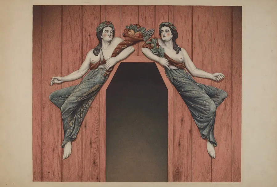 Decorative Figures "Peace and Plenty" by Robert Pohle